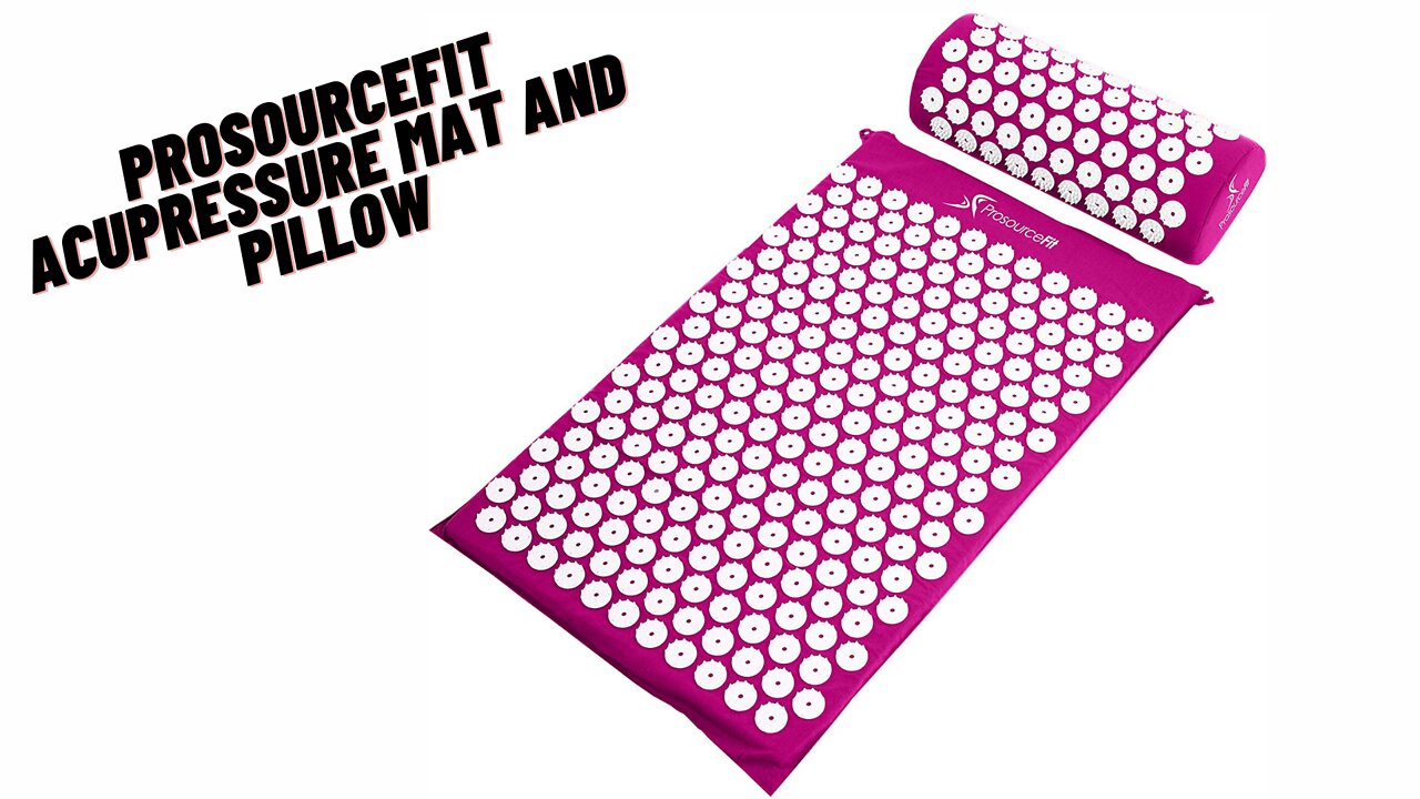 #ProsourceFit_Acupressure_Mat_and_Pillow_Set_for_Back