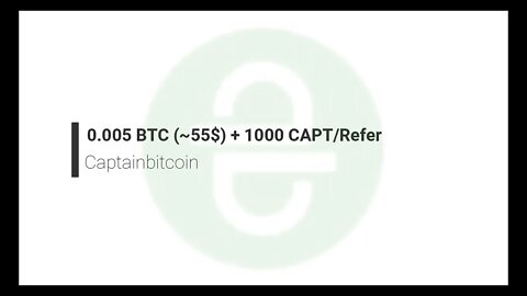 Finalizado - Airdrop - Captain Bitcoin - $55 - Assista os videos e responda os Quiz e ganhe todo dia