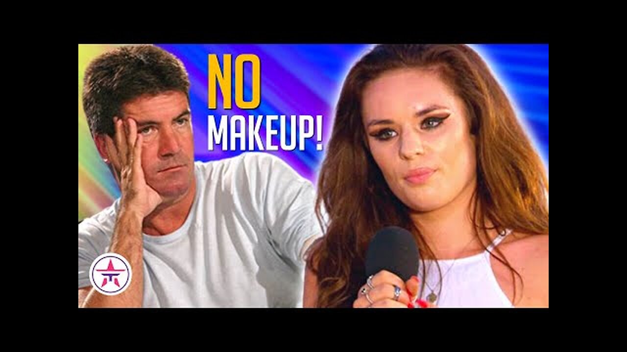 17-Year-Old Girl Take Her Makeup Off and Come Back