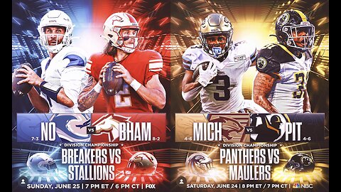 USFL 2023 playoffs are set ! |UpTheScoreTV
