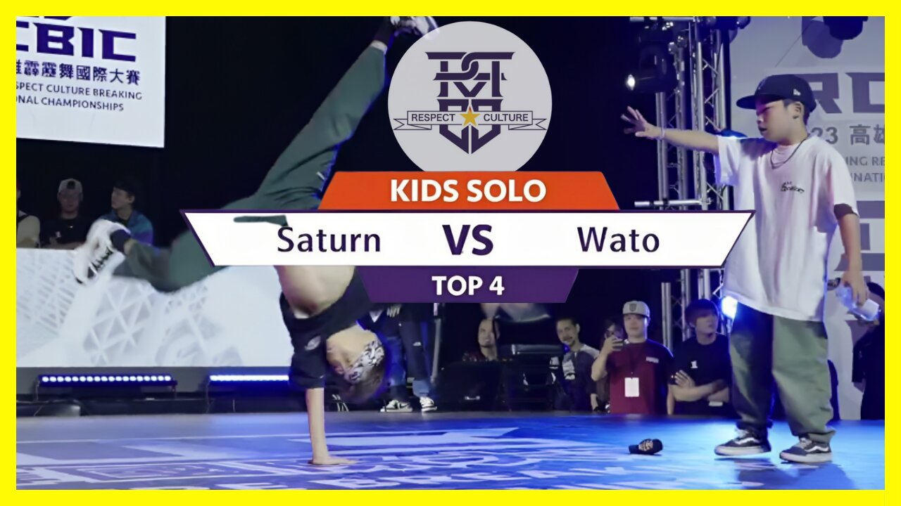 BBOY SATURN VS BBOY WATO | TOP 4 KIDS BATTLE | RCBIC 2023