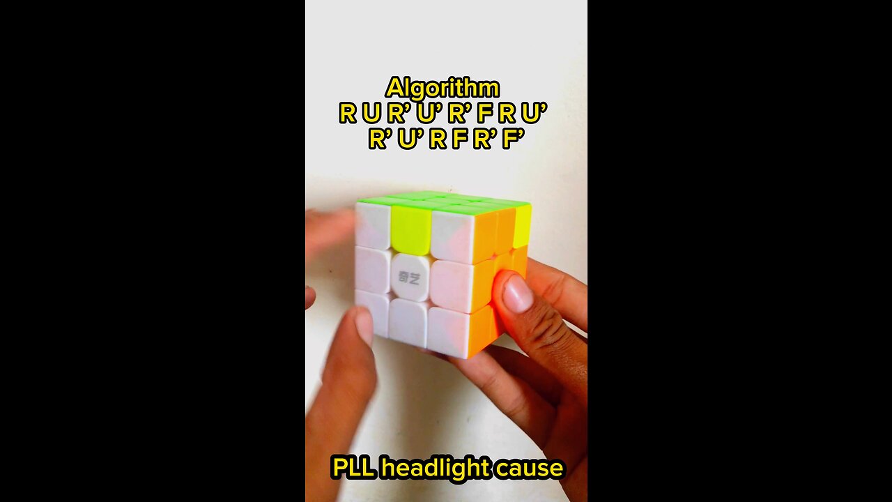 Headlight cause on Rubik’s cube