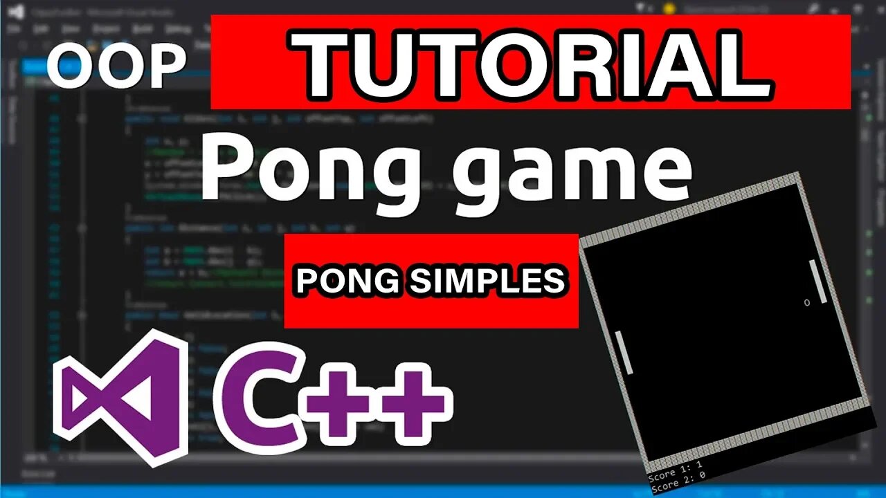 Como Criar O famoso PONG GAME - Tutorial