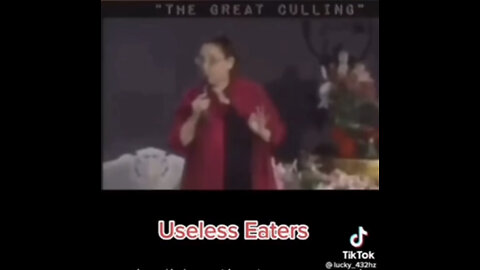 TSVN298 6.2022 An Old Video Of A Woman Describing The Agenda To Reduce Population By Vaccine Infertility