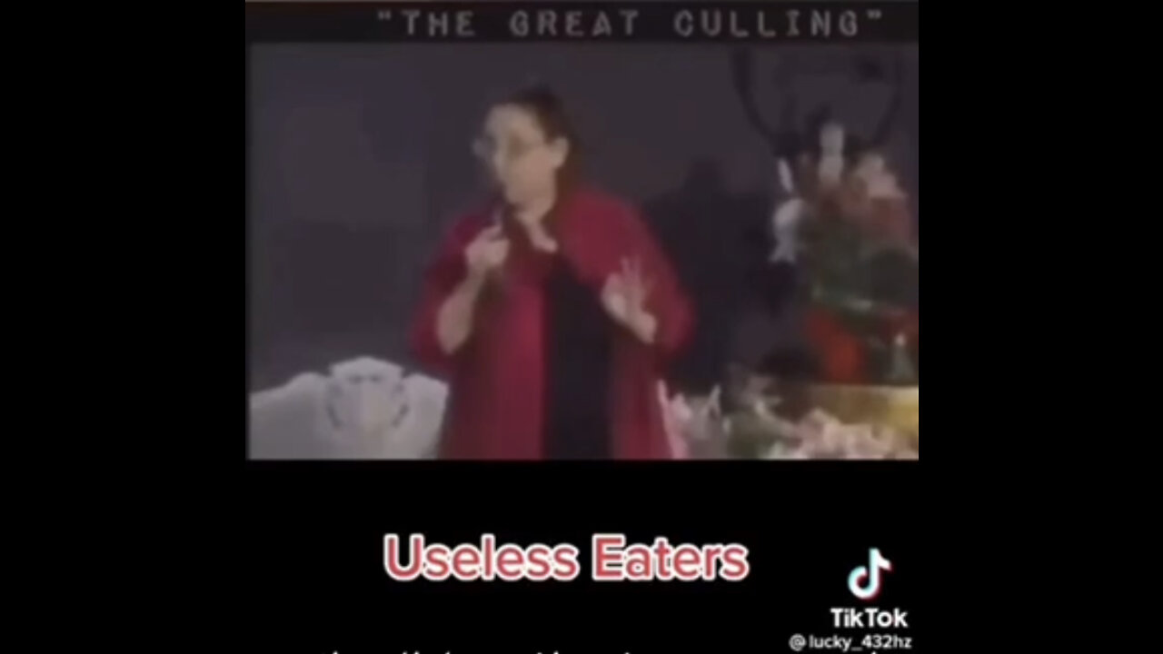 TSVN298 6.2022 An Old Video Of A Woman Describing The Agenda To Reduce Population By Vaccine Infertility