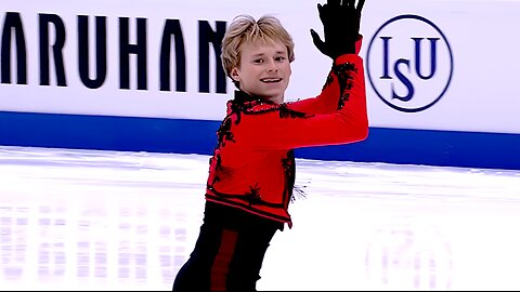 Ilia MALININ 1st Quad Axel in Short Program GP Final 2023 (4K)