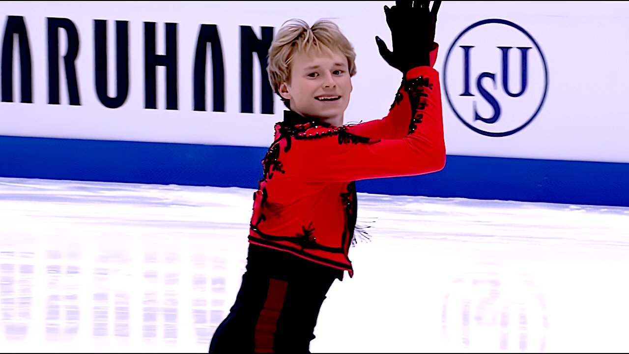 Ilia MALININ 1st Quad Axel in Short Program GP Final 2023 (4K)