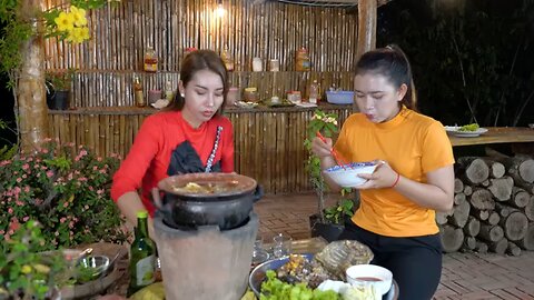 kachua meet making by kitchen scenes