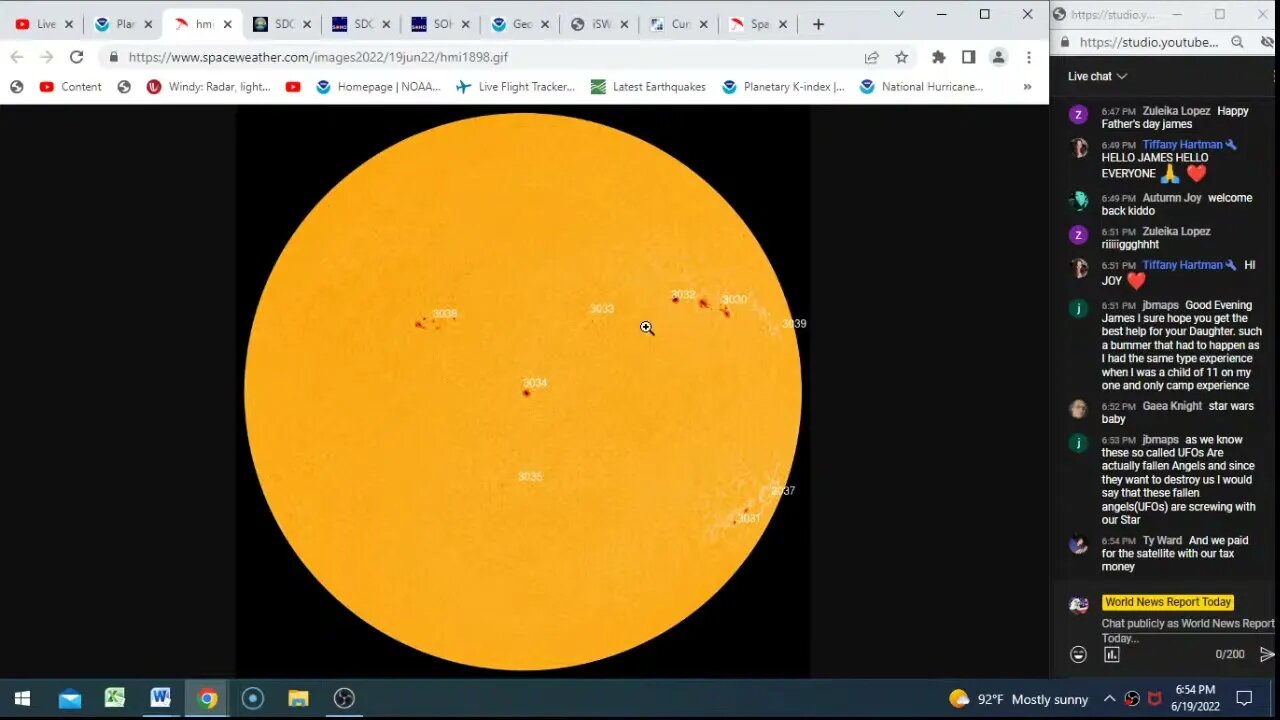 Space Weather Update Live With World News Report Today June 19th 2022!