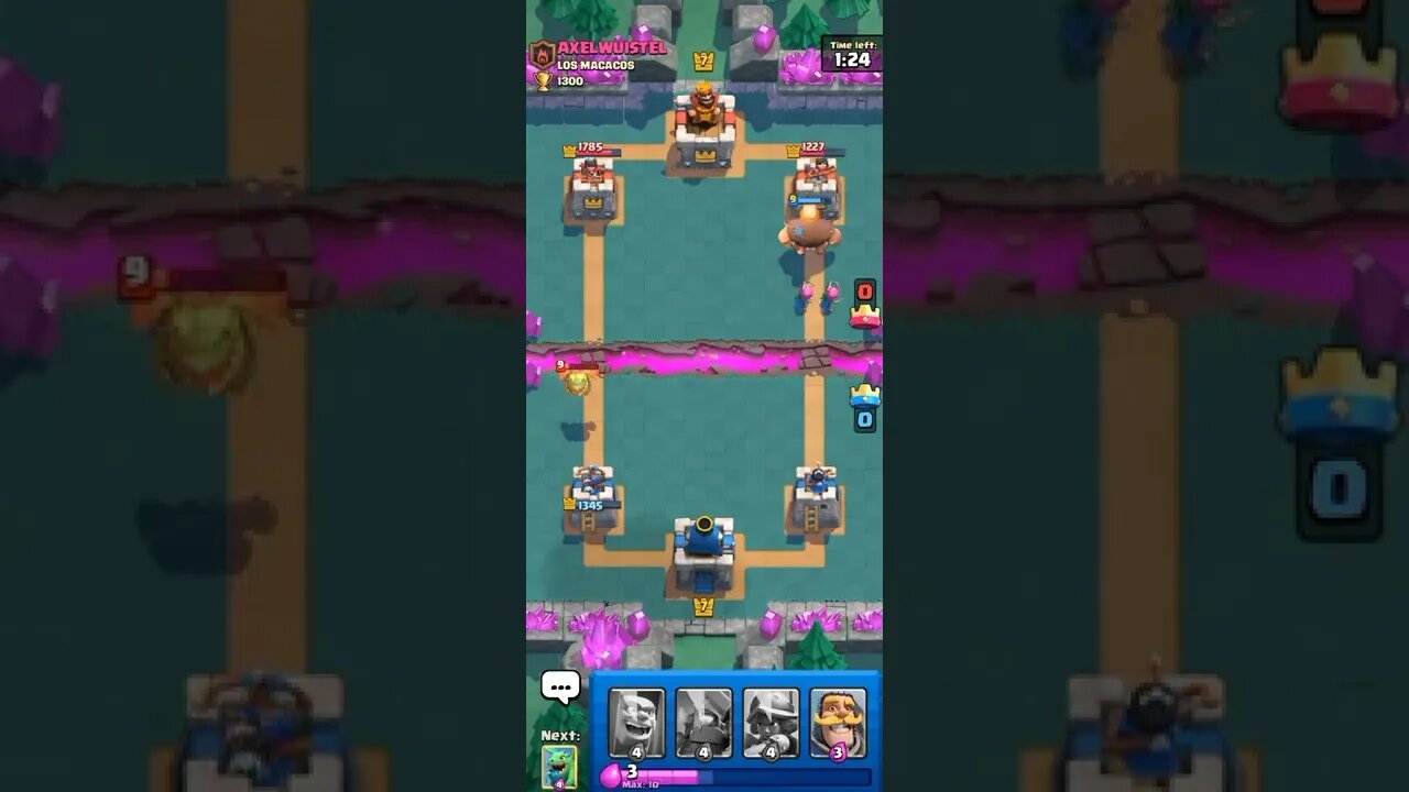 vs AXEL.... - Clash Royale #shorts