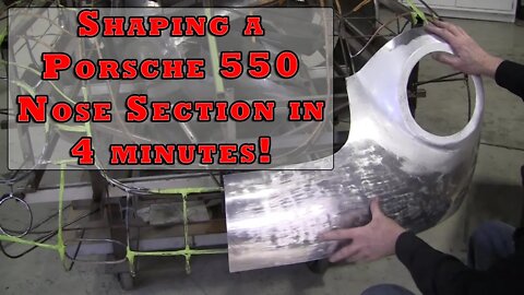 Shaping a Porsche 550 Nose in 4 minutes