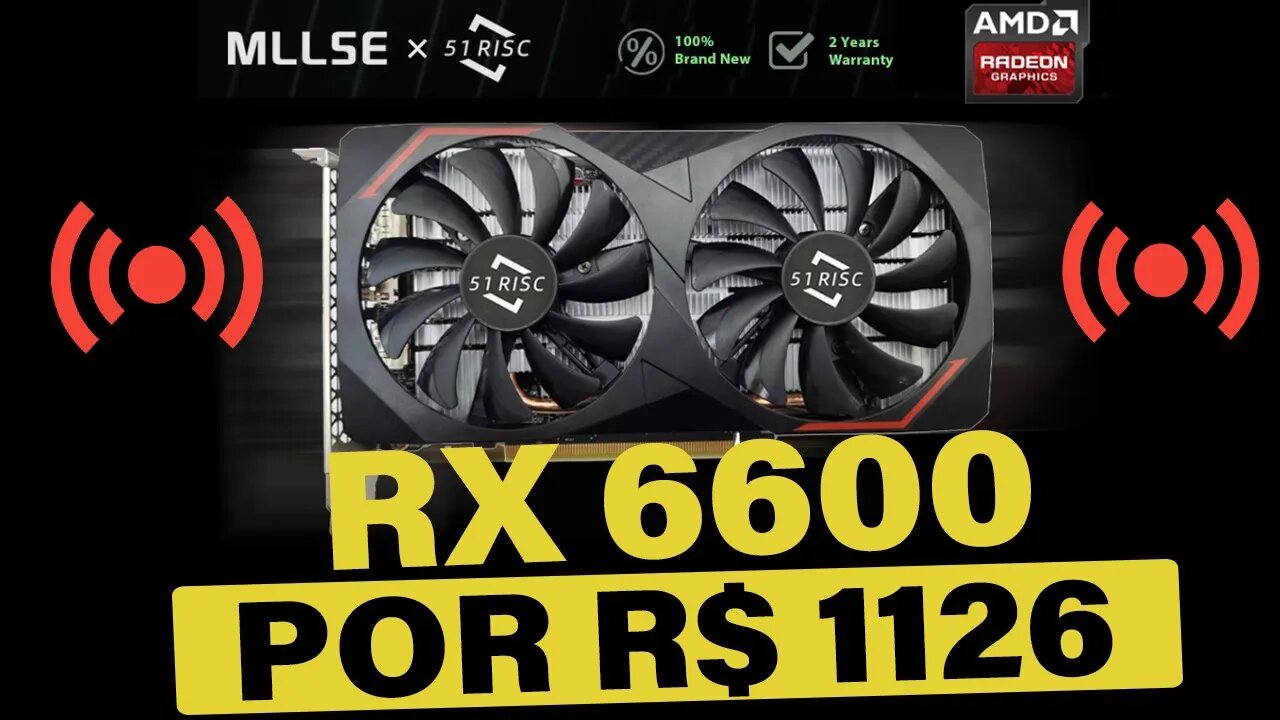 🔥 AO VIVO - RX 6600M 51RISC - TESTE NO HACKINTOSH E GAMES NO WINDOWS