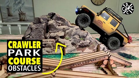 TOYSWD Crawler Park 5-pack and Carpet 1/24 RC Crawler Course