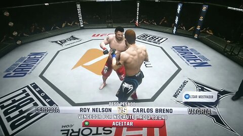 UFC UNDISPUTED - MODO CARREIRA: APOSENTANDO O ROY NELSON 🤣