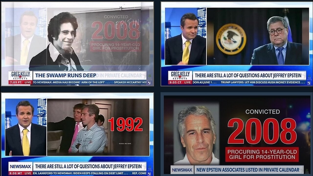 Epstein bombshell news by saying he believes Epstein is still alive.. kekek..