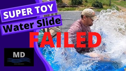 Super Toy gets a Water Slide, it does not end well for me!