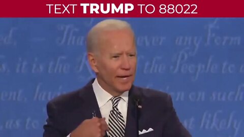 Joe Biden claims he's the Democrat Party, then admits he does nothing