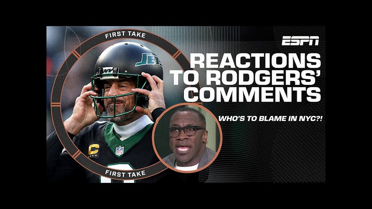 Shannon Sharpe says Aaron Rodgers REFUSES to take responsibility for the Jets' PROBLEMS | First Take