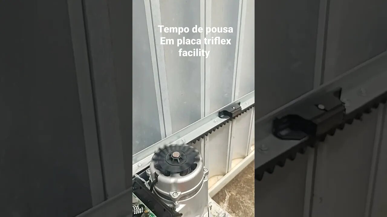 Tempo de pousa em placa triflex facility com PROG PPA