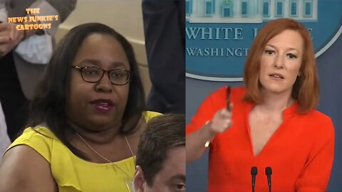 Psaki snaps: 'Are you asking me if the president supports the right to choose? He does'.