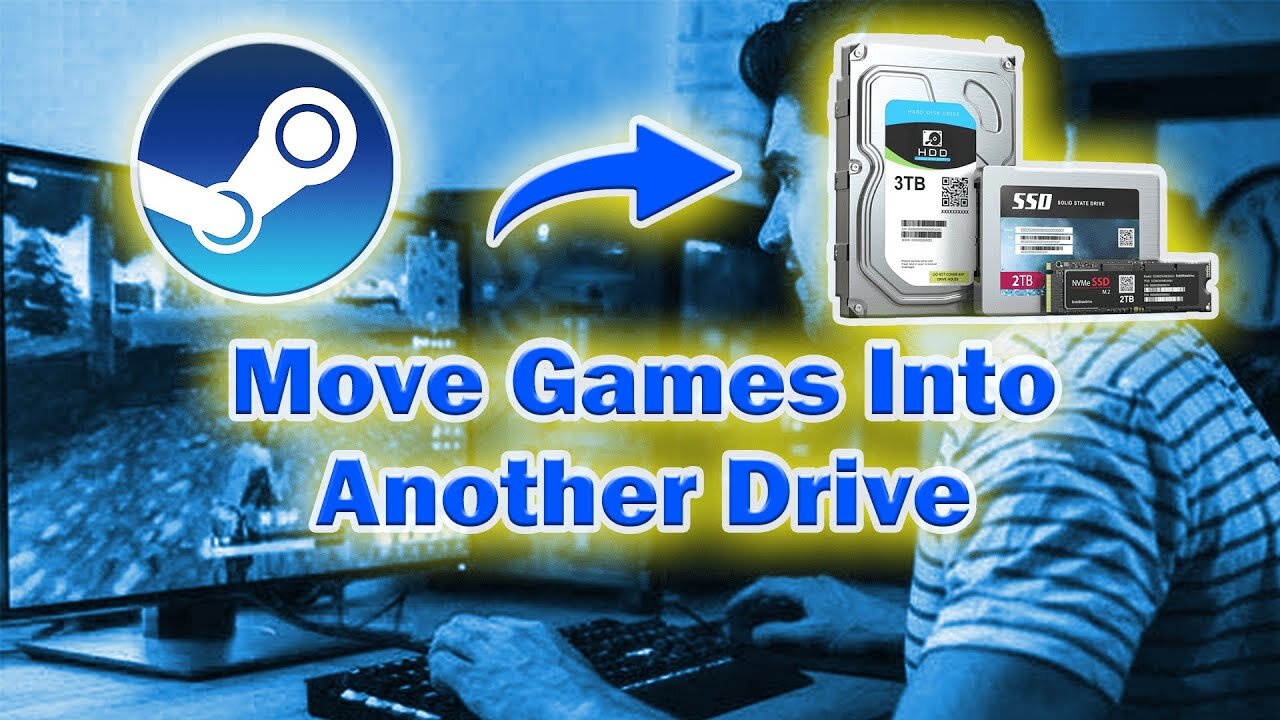 How To Move Steam Games Into Another Drive | Steam Drive Change | Move Games | Urdu\Hindi #steam