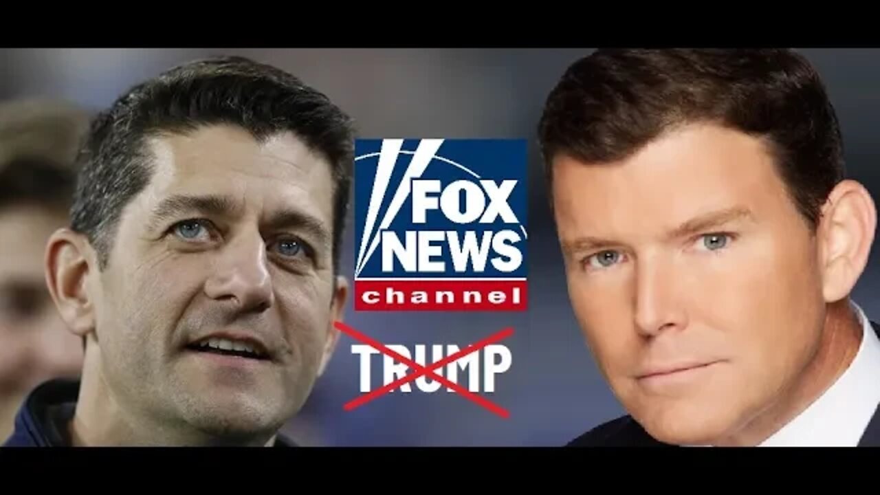 Paul Ryan's Fox News BOYCOTT President Trump - will do anything to prevent him from winning. TDS !