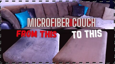 Don't throw out your microfiber couch! | How to give new life to an old couch.