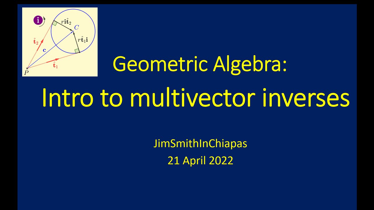 Geometric Algebra: Intro to Multivector Inverses and Their Uses