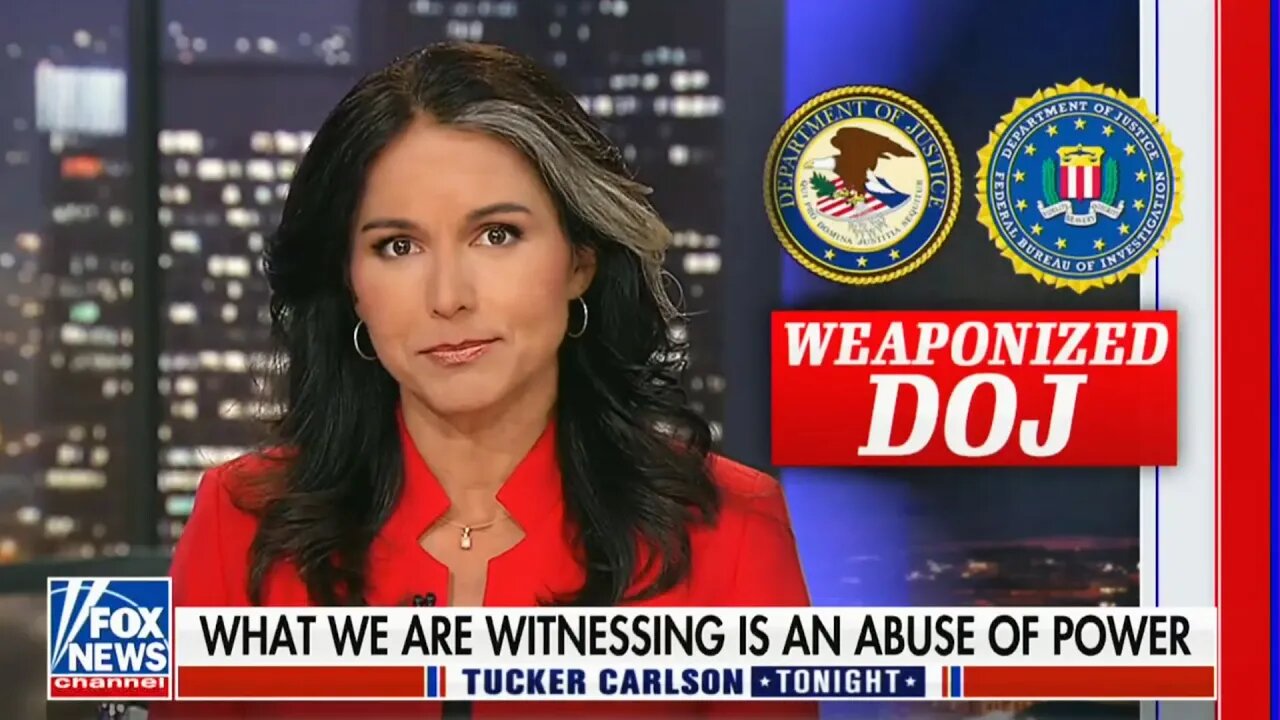 "Liberal" Tulsi Gabbard Hosts Tucker Carlson's Show, Spews Nonsense