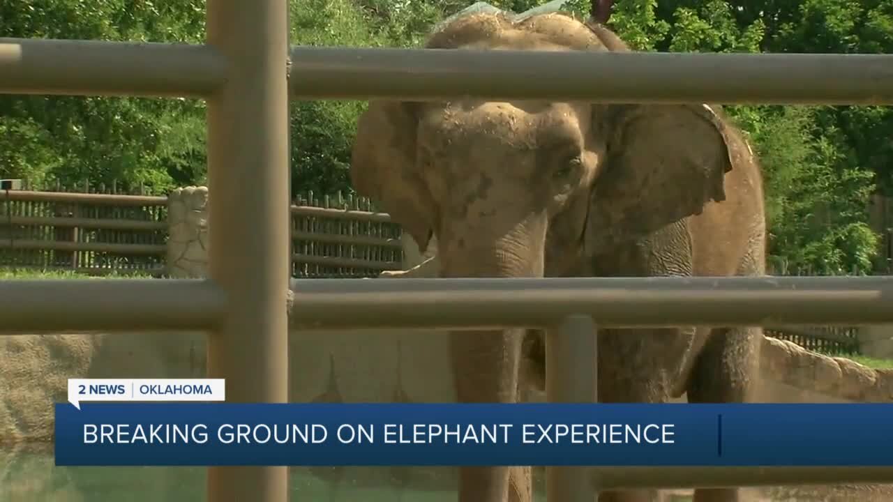 Tulsa Zoo breaks ground on new elephant experience