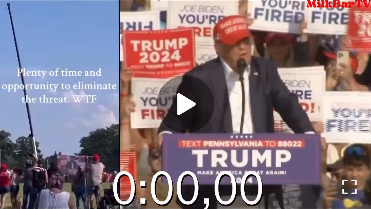BREAKING: New edited clip shows the Secret Service had failed to act for at least two minutes!