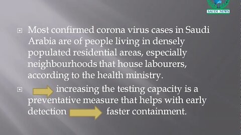 Daily cases in KSA more than double since field testing began