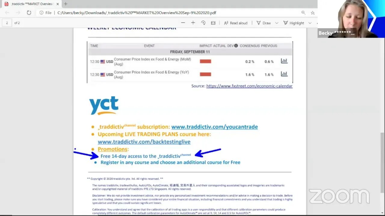 ᴾᴿᴱMARKET Overview Sep-9 2020 [Becky Hayman]