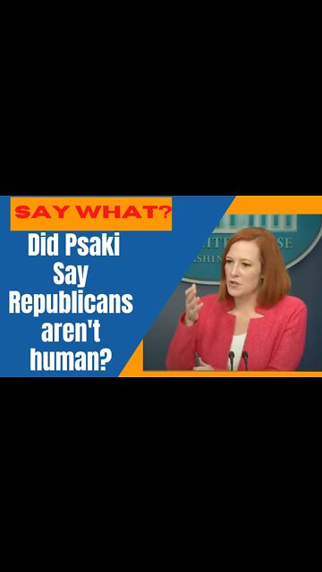 Say What? Republicans aren’t human?