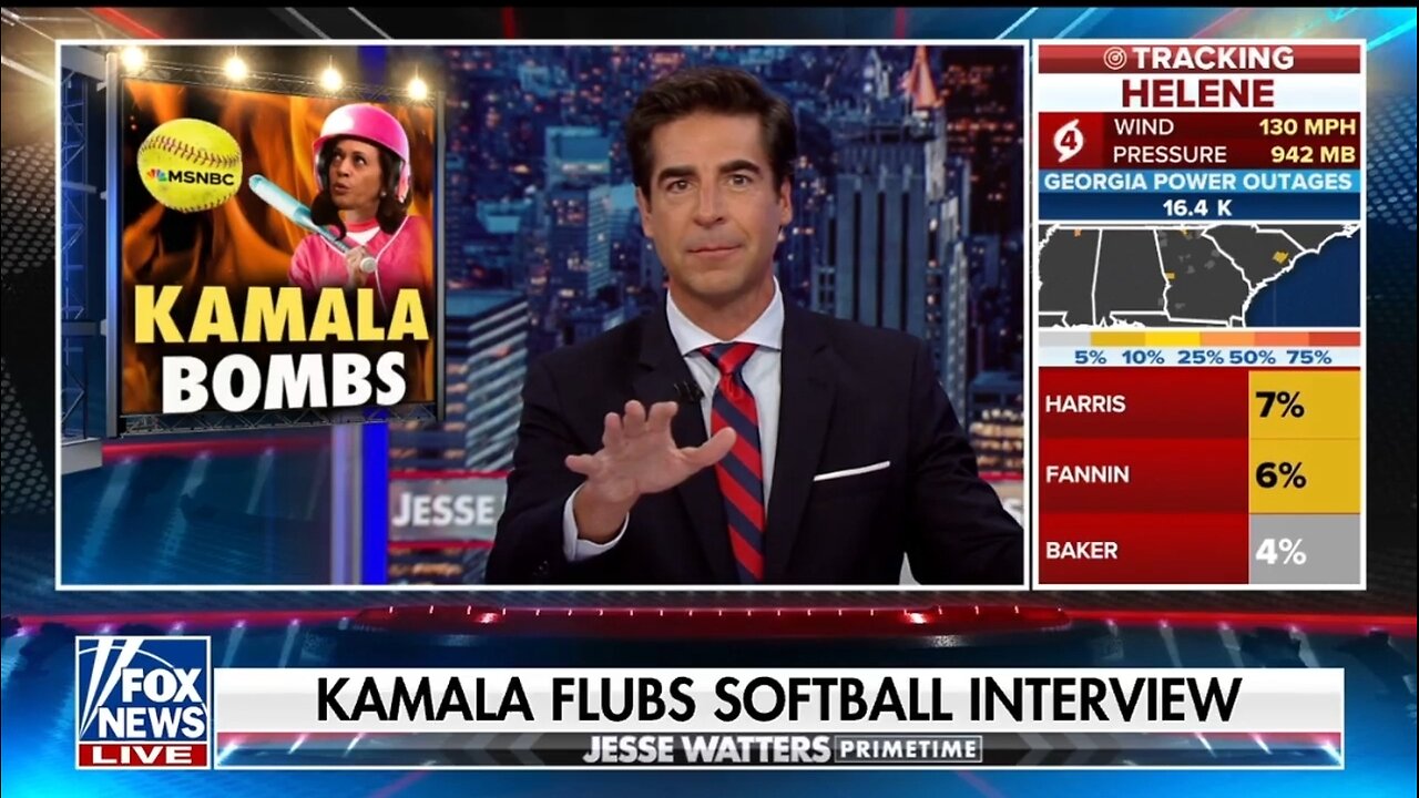 Watters: Kamala Bombed