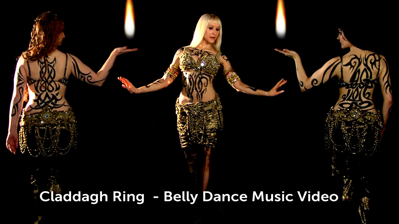 Belly dance CLADDAGH RING - Neon, Tanna Valentine, Autumn Ward