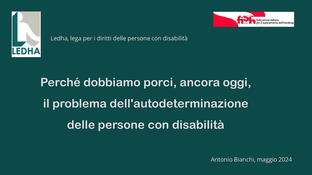 perché dobbiamo porci ancora oggi il problema dell'autodeterminazione