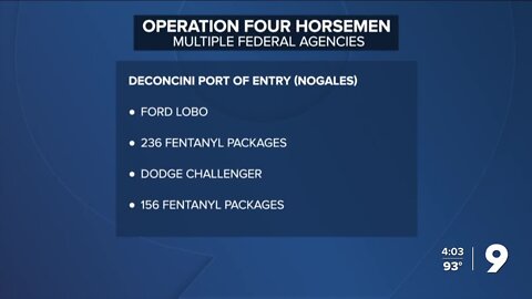 Law enforcement agencies make several major fentanyl busts