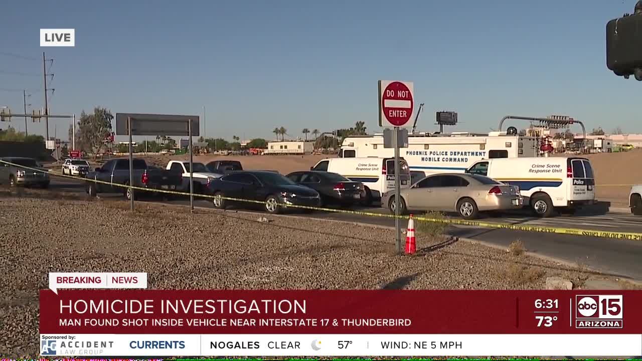 Homicide investigation near I-17 and Thunderbird