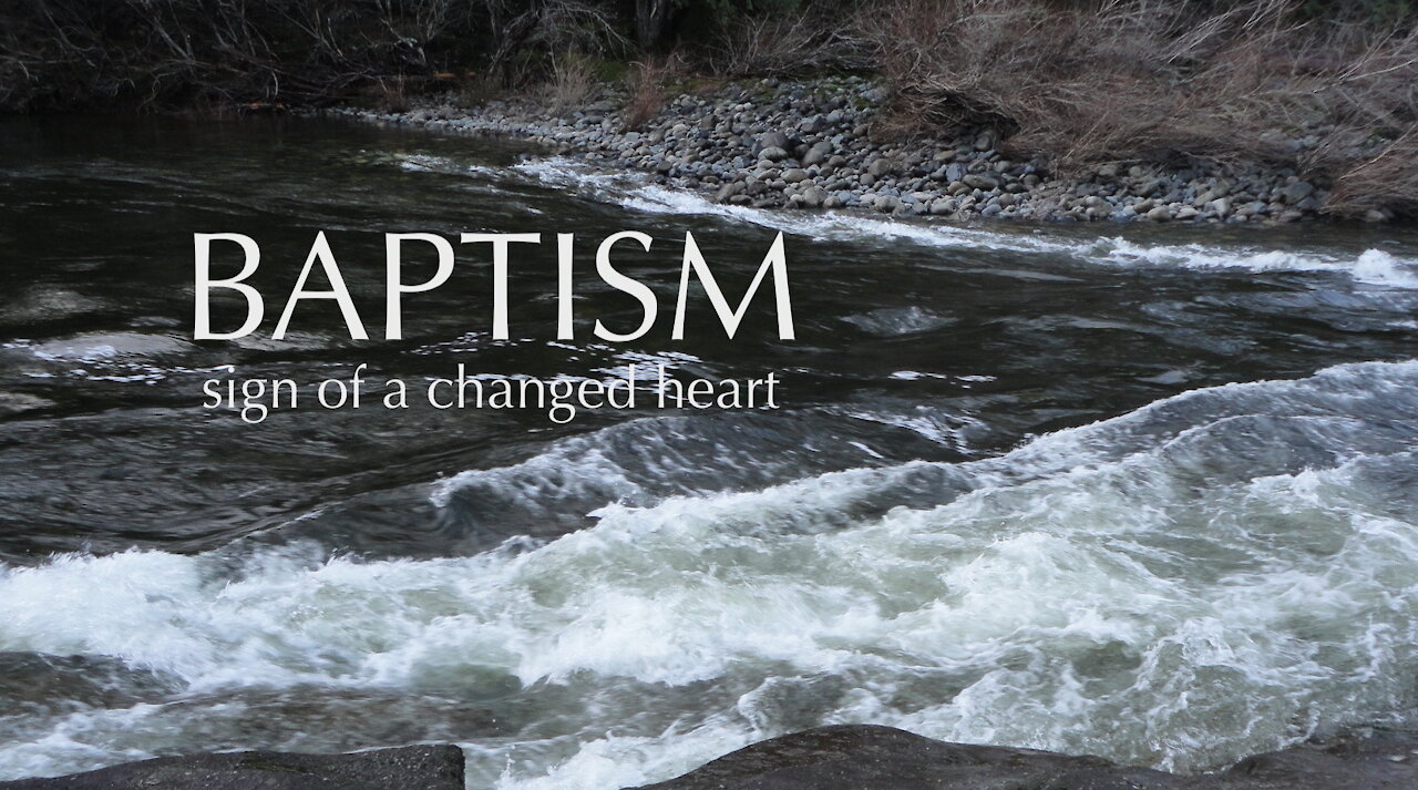 Spiritual Salvation - Baptism Sign of Change