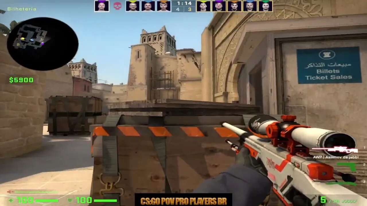 CSGO POV Heroic cadiaN (25/10) vs NaVi (Mirage) @ BLAST Premier Fall Groups 2023