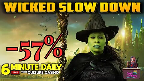 Wicked Box Office Slows Down. Moana 2 Slowing Too? - Today's 6 Minute Daily - December 9th