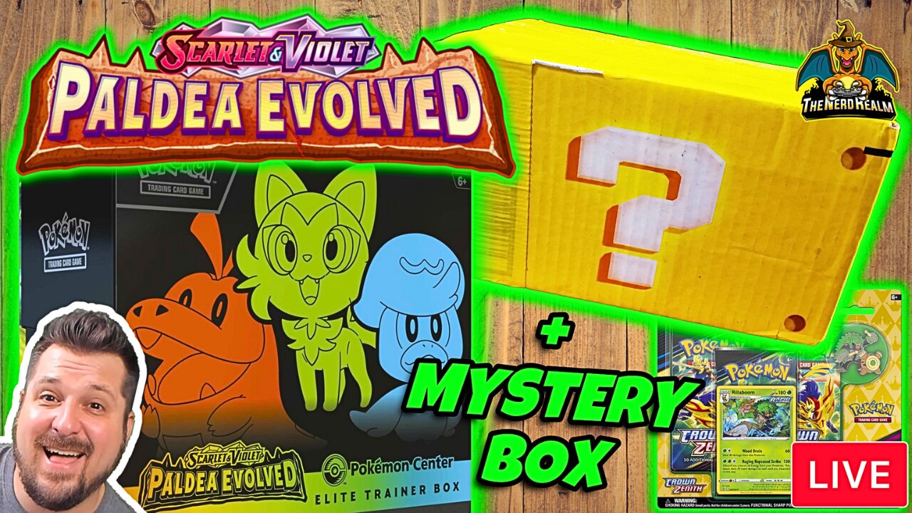 Paldea Evolved Exclusive PC ETB + Mystery Box! | Pokemon Cards Opening LIVE! Free Codes!