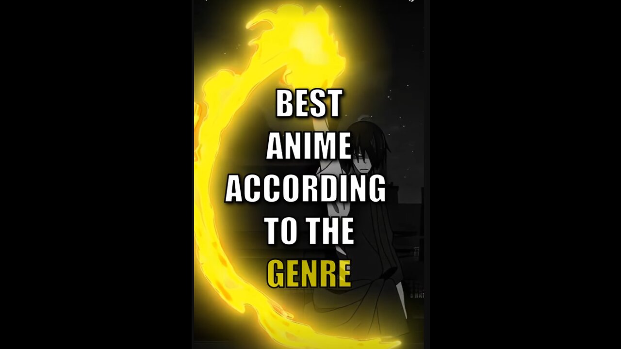 Best anime according to the Genre