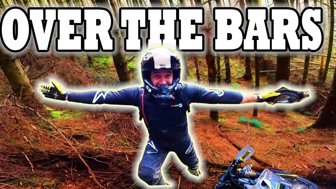 Over the bars Enduro | Its Just Too Steep !