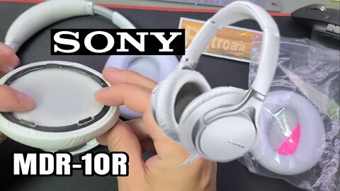 SONY MDR-R10 - Troca dos abafadores, almofadas, pads.