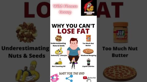 🔥Why you can't lose fat🔥#shorts🔥#wildfitnessgroup🔥30 April 2022🔥