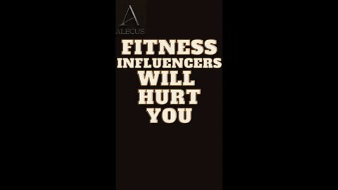 Fitness Influencers will HURT You! #shorts