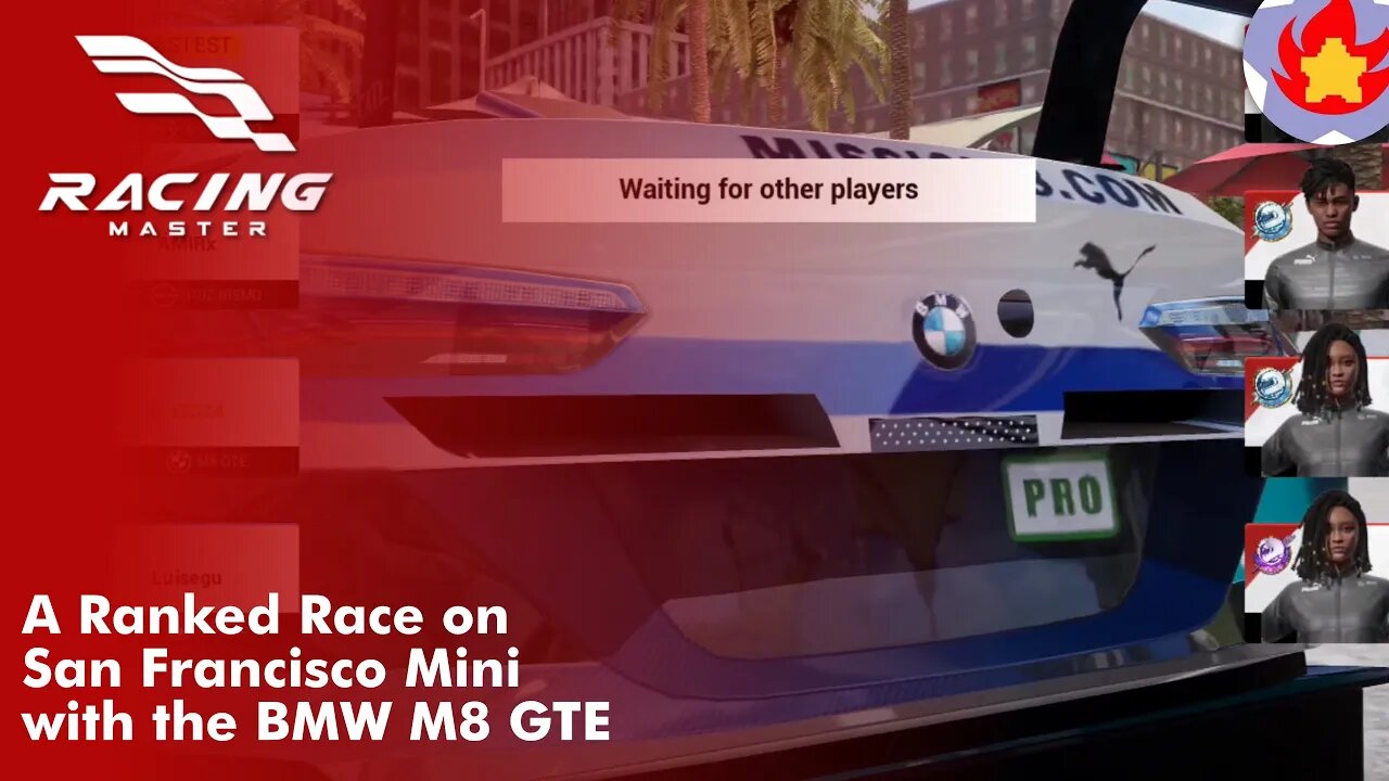 A Ranked Race on San Francisco Mini with the BMW M8 GTE | Racing Master