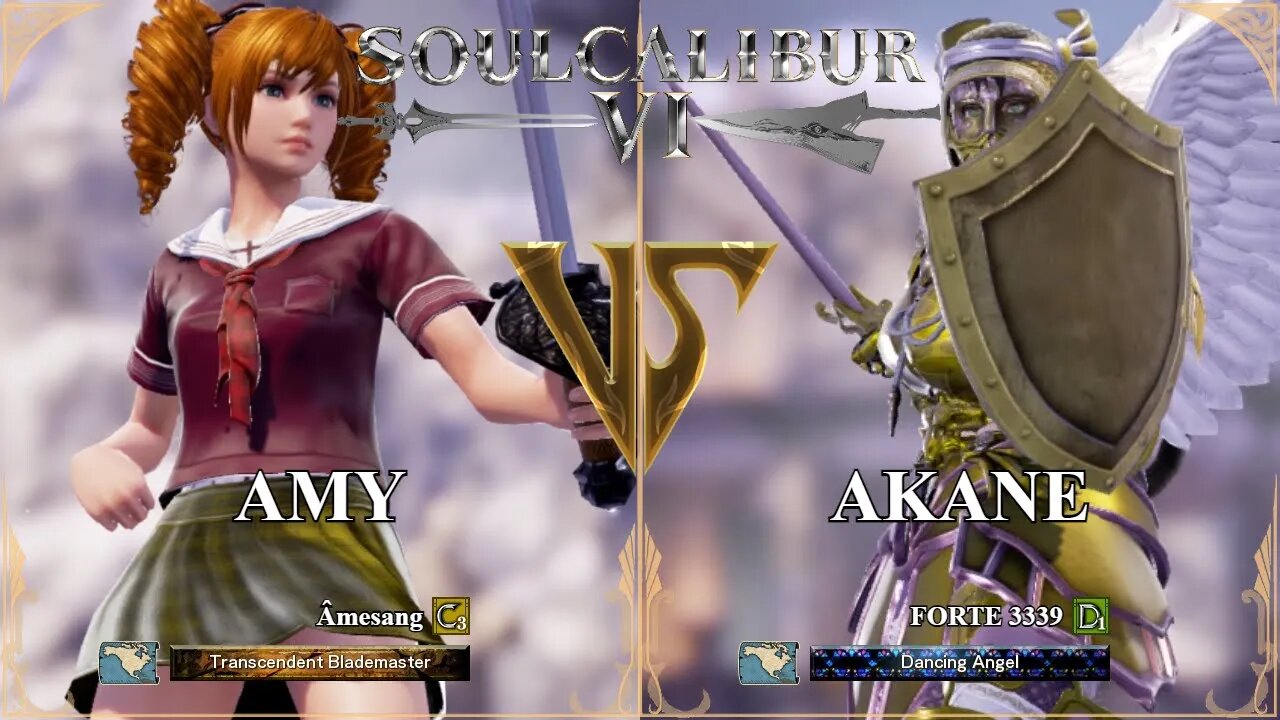 Amy (Âmesang) VS Akane (FORTE 3339) (SoulCalibur™ VI: Online)